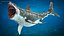 Maya 用 Rigged Sharks コレクション 8