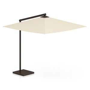 Square Beige Sunshade Umbrella
