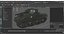 3D model Combat M4 Sherman Tank Rigged for Maya