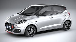 3D Hyundai i10 N-line 2024 model