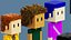 3D NFT Voxel Character Collection 3D model