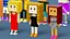 3D NFT Voxel Character Collection 3D model