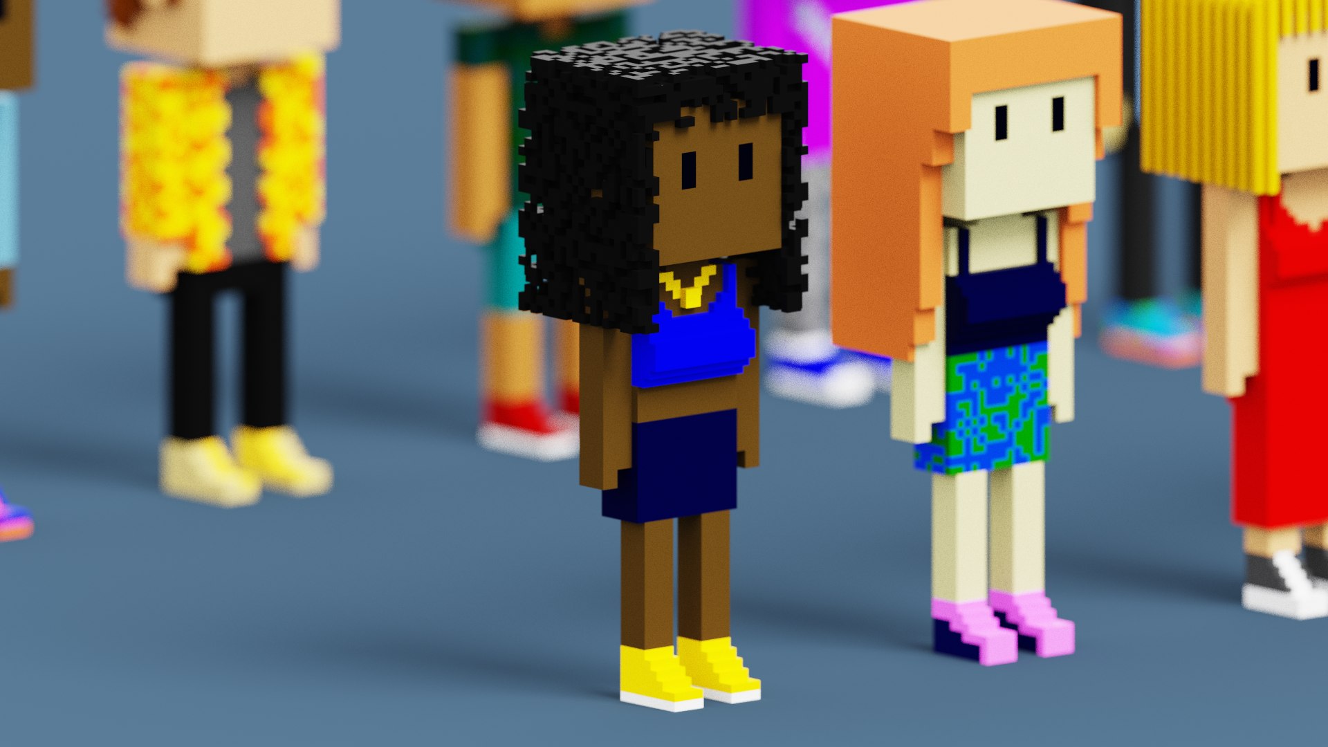 3D NFT Voxel Character Collection 3D Model - TurboSquid 1901650
