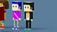 3D NFT Voxel Character Collection 3D model