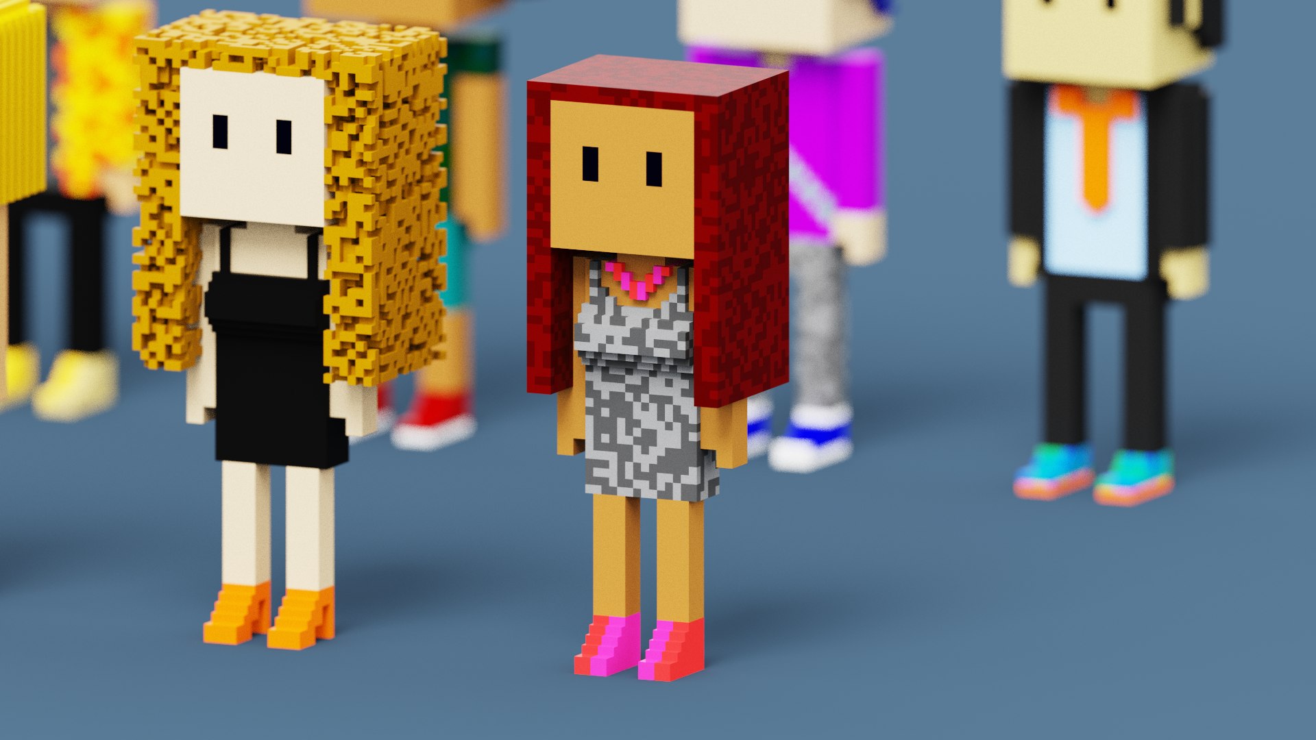 3D NFT Voxel Character Collection 3D Model - TurboSquid 1901650