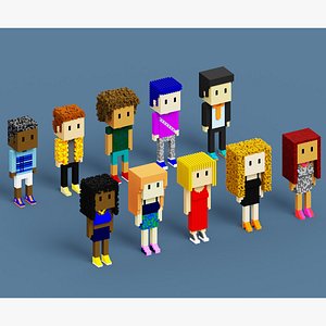 Voxel Character Collection