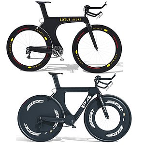 2 bikes 3d model