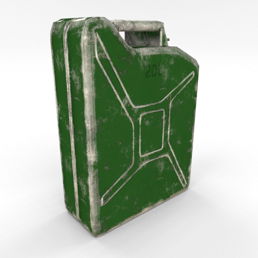 jerry pbr 3D model https://p.turbosquid.com/ts-thumb/Bo/e58DPS/pO/jerrycanlowpolywornpbr3dmodellowpolyobjmtlfbxstlblenddae2/jpg/1689756081/1920x1080/fit_q87/c0567daa5700cda77da856e3fa4cd504220c0057/jerrycanlowpolywornpbr3dmodellowpolyobjmtlfbxstlblenddae2.jpg