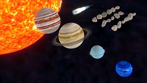 SOLAR SYSTEM 3D model