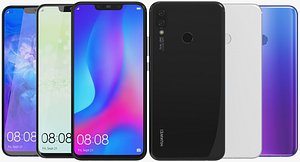 realistic huawei nova 3i 3D model