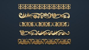 3D model ornament classic decor