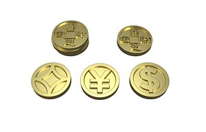 3D lucky coin