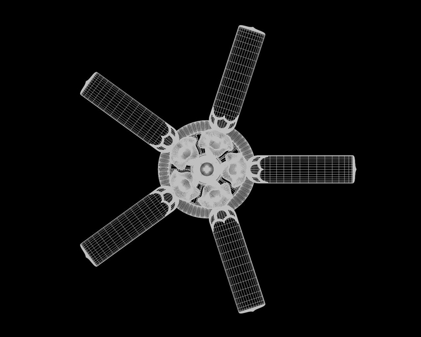 3D Model Ceiling Fan - TurboSquid 1337652