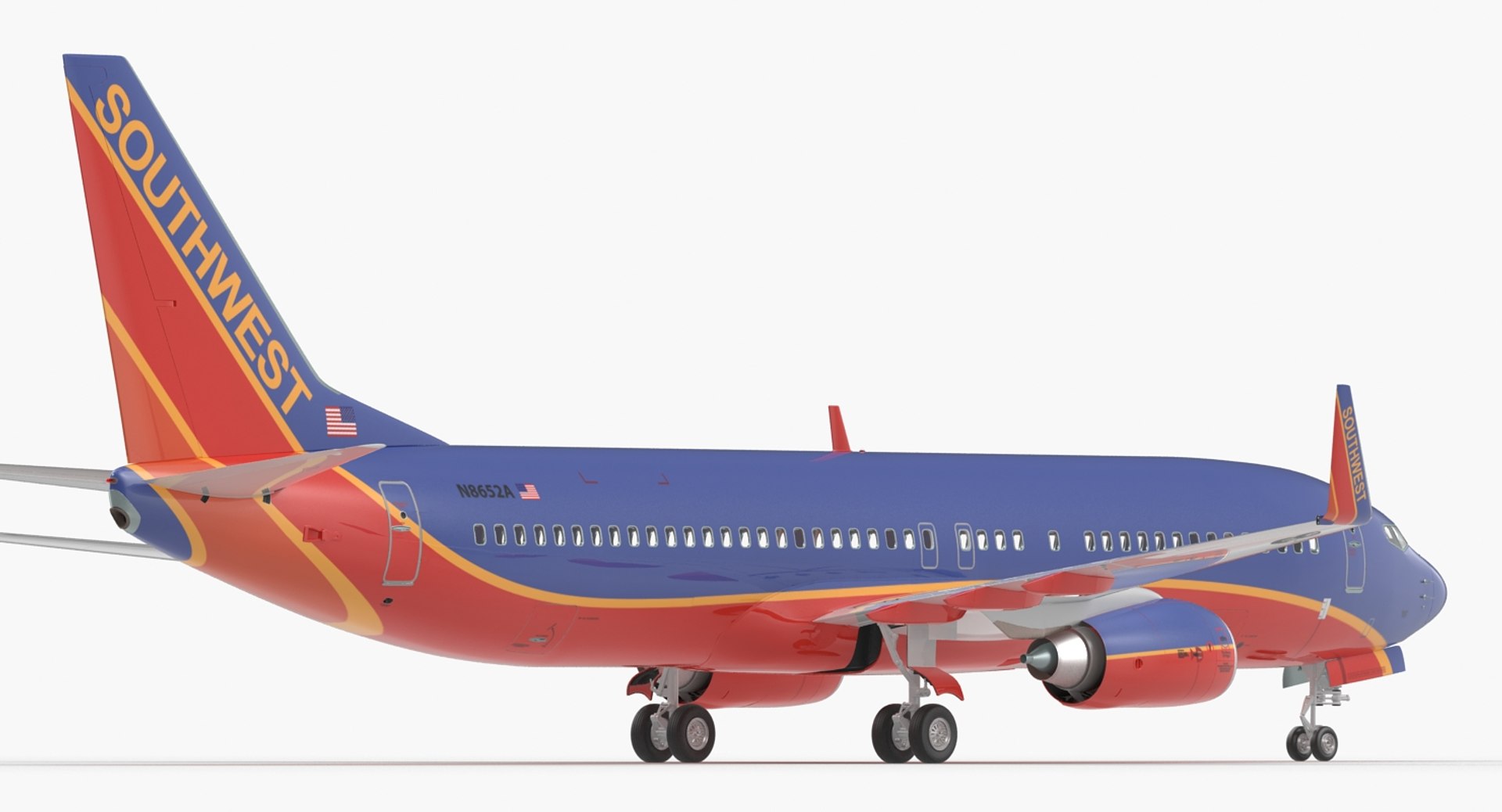 3D boeing 737-800 southwest airlines - TurboSquid 1159033