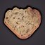 3D eaten bread
