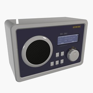 3d model generic internet radio ird-5wu
