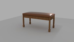 3D piano stool