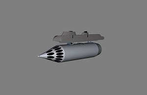 3D rocket launchers model