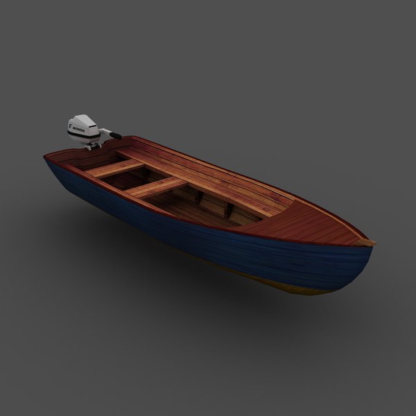 Motorboat boat motor model - TurboSquid 1332574