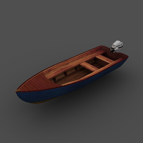 Motorboat boat motor model - TurboSquid 1332574