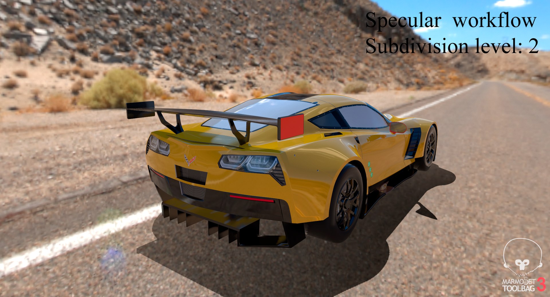 low-polygonal chevrolet corvette c7 3D model https://p.turbosquid.com/ts-thumb/Bo/pF4dF7/Ad6xAJ5b/screenshot010/png/1547923432/1920x1080/fit_q87/aff2e17c03ed3dc4a3bacf6b4a817d45296430cb/screenshot010.jpg