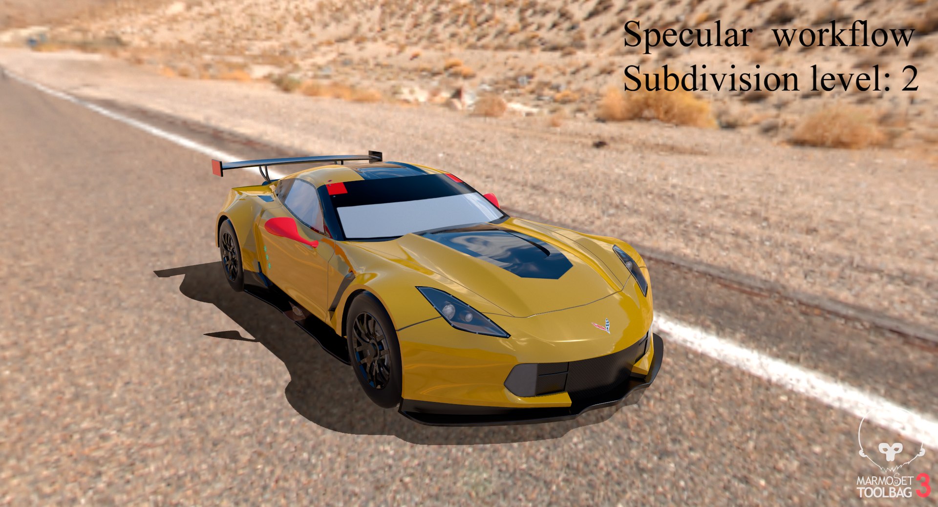 low-polygonal chevrolet corvette c7 3D model https://p.turbosquid.com/ts-thumb/Bo/pF4dF7/SZQnXcEN/screenshot012/png/1547923432/1920x1080/fit_q87/491c0d0b8a06d4fbcc1c11c41f1efd3eb862d796/screenshot012.jpg