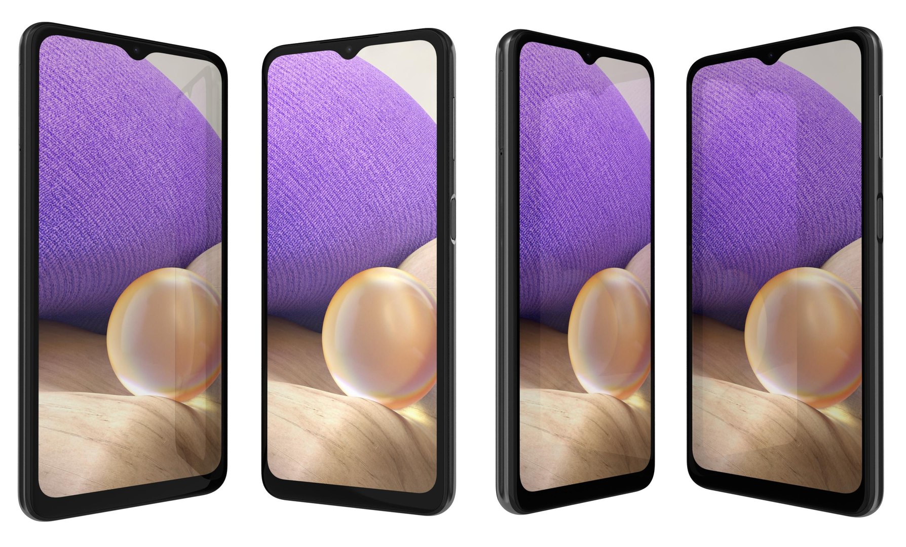 3D Samsung Galaxy A32 Awesome Black - TurboSquid 1787283