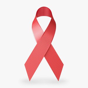 3D model Red Satin Ribbon