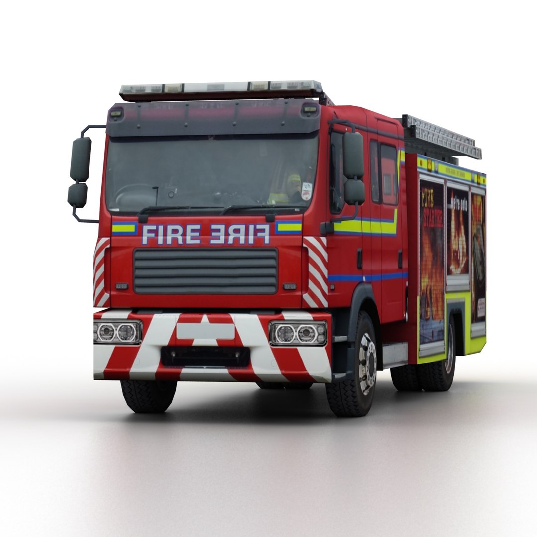 Generic Rescue Truck 3D Model - TurboSquid 1467418