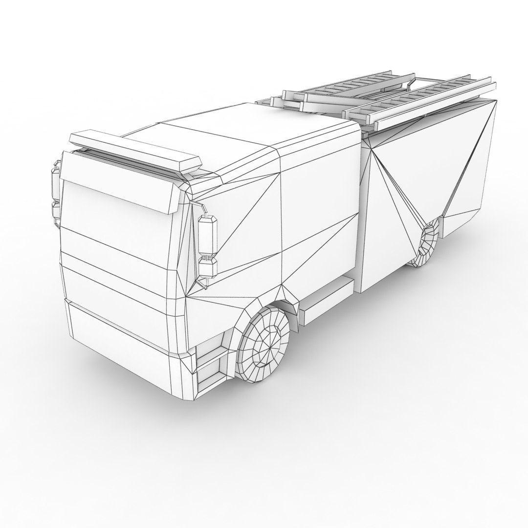 Generic Rescue Truck 3D Model - TurboSquid 1467418