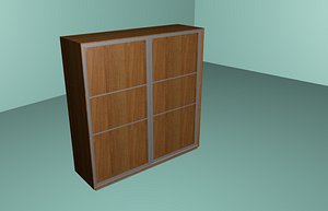3d model cabinet