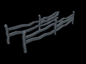 Fence Low Poly