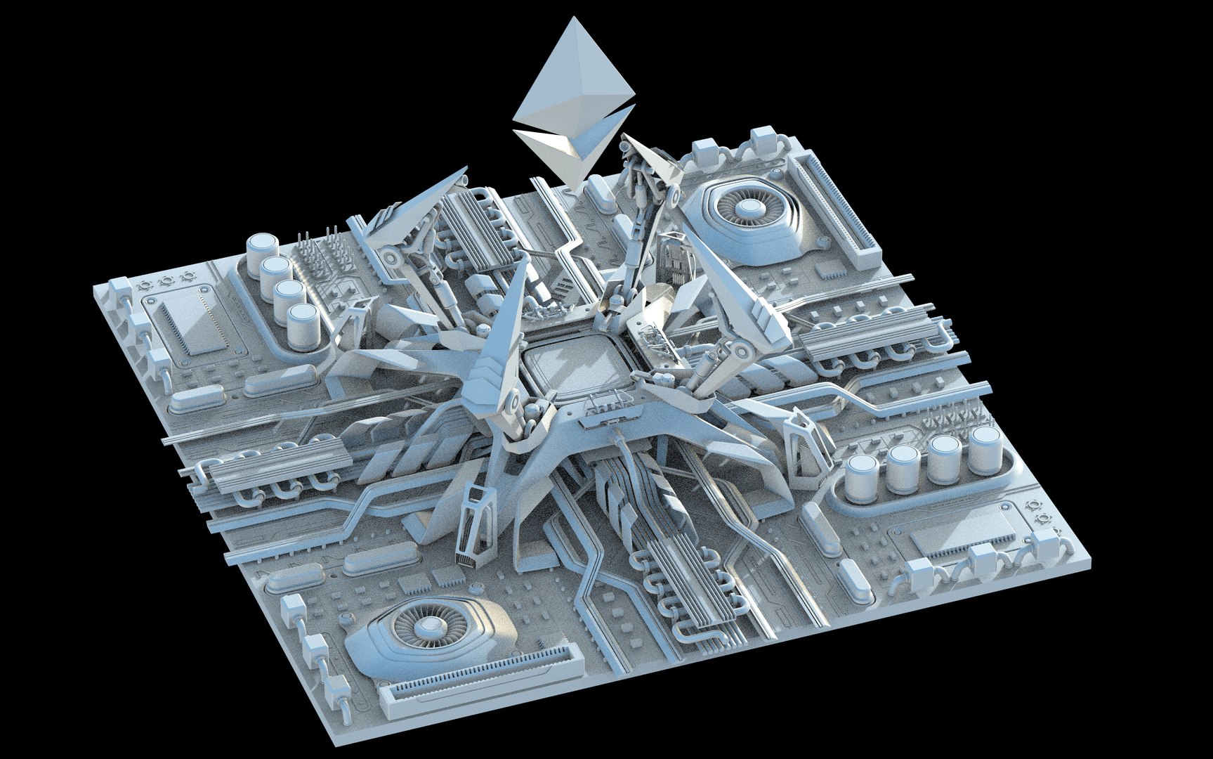 Ethereum - NFT Rig 3D model - TurboSquid 1801613