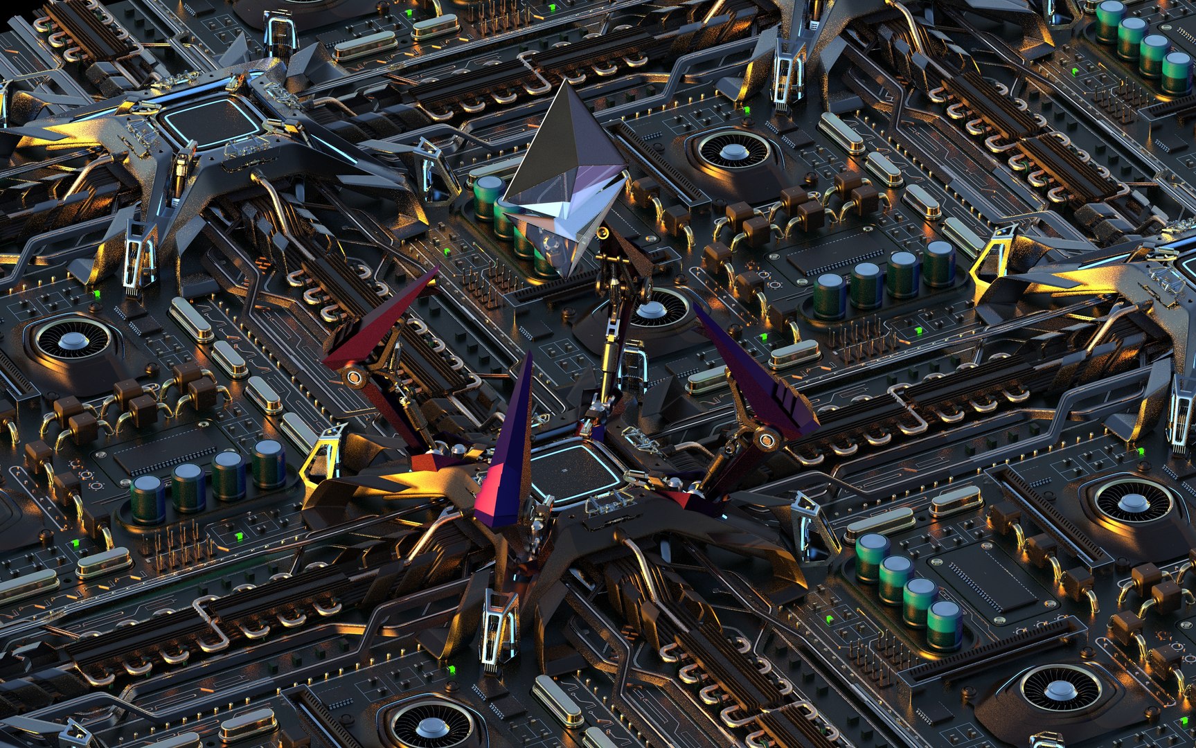 Ethereum - NFT Rig 3D model - TurboSquid 1801613