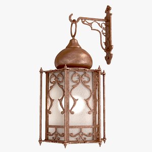 arabic wall lamp 3d model