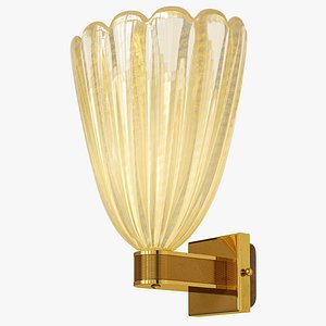 3D model 1stDibs Italian Murano Glass Wall Sconce