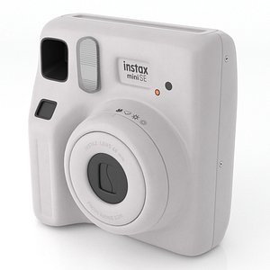 Instant Camera Fujifilm instax mini SE White 3D Model
