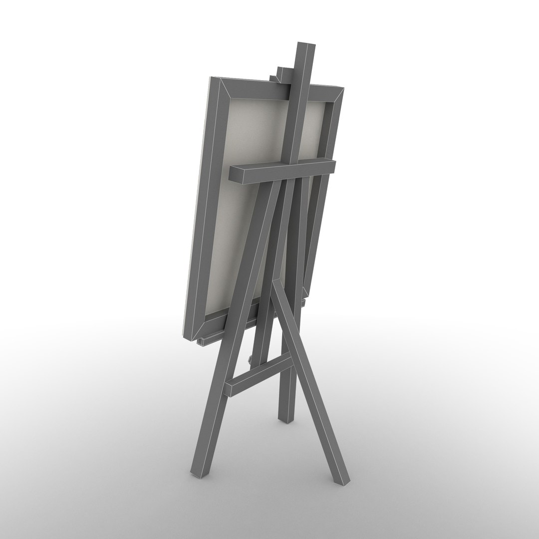 3D easel https://p.turbosquid.com/ts-thumb/Bp/9gJyPo/YNnrtvdP/easel5/jpg/1505769327/1920x1080/fit_q87/edfef5f556ca890e988d263a3d3f59c4b1f15768/easel5.jpg