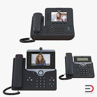 Cisco IP Phones 3D Models Collection 2