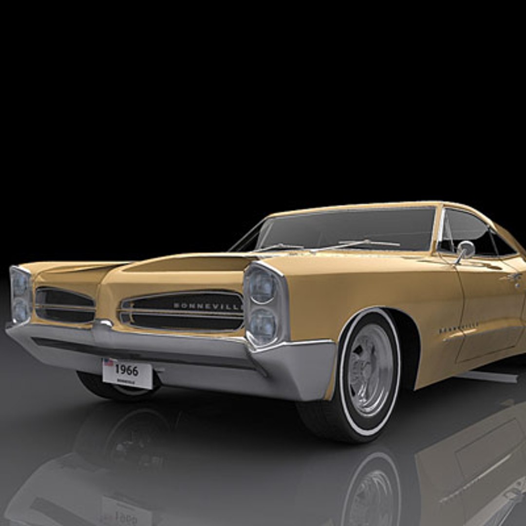 3d Model Pontiac Bonneville Gto