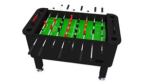 3D model Three Tables Games pinball 3D model