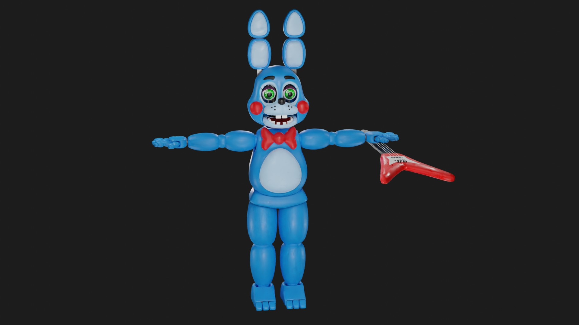 Toy Bonnie in Five Nights at Freddy's 1, toy chica fnaf 1