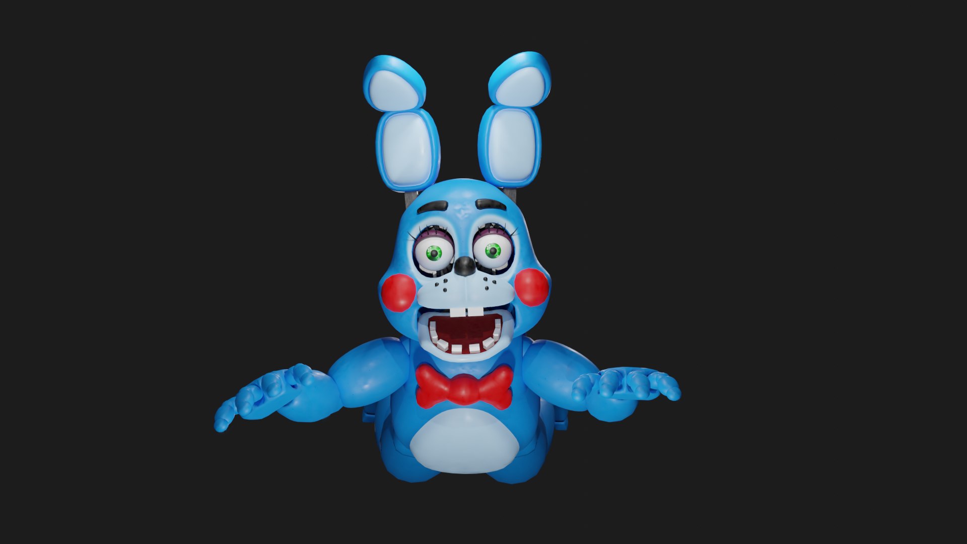 Fnaf 2 Toy Bonnie 3d Model Turbosquid 2124258