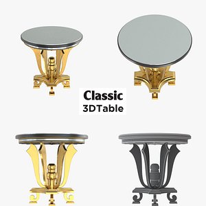 Classic 3D Table 3D model