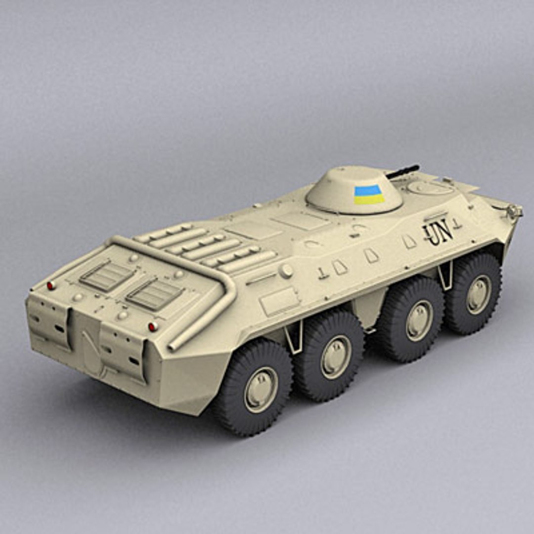 3d Model Btr 70 Peacekeeper