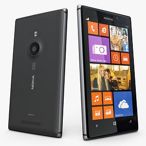 nokia lumia 925 3d model