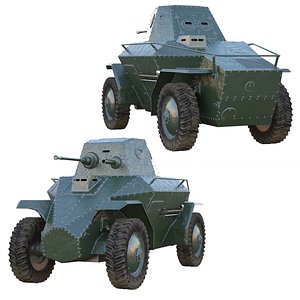 39m csaba armored car 3D