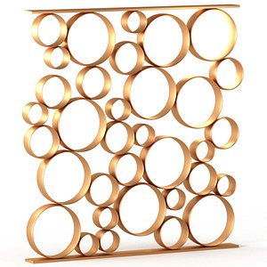 3D model partition decor