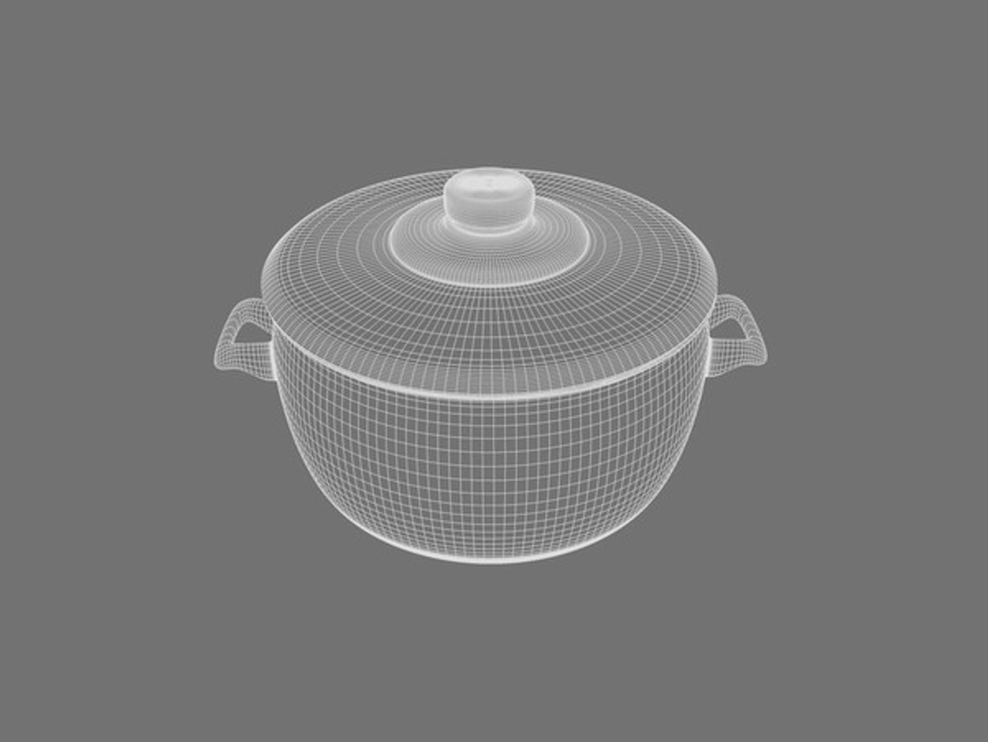 Kitchen Pot 3d Model