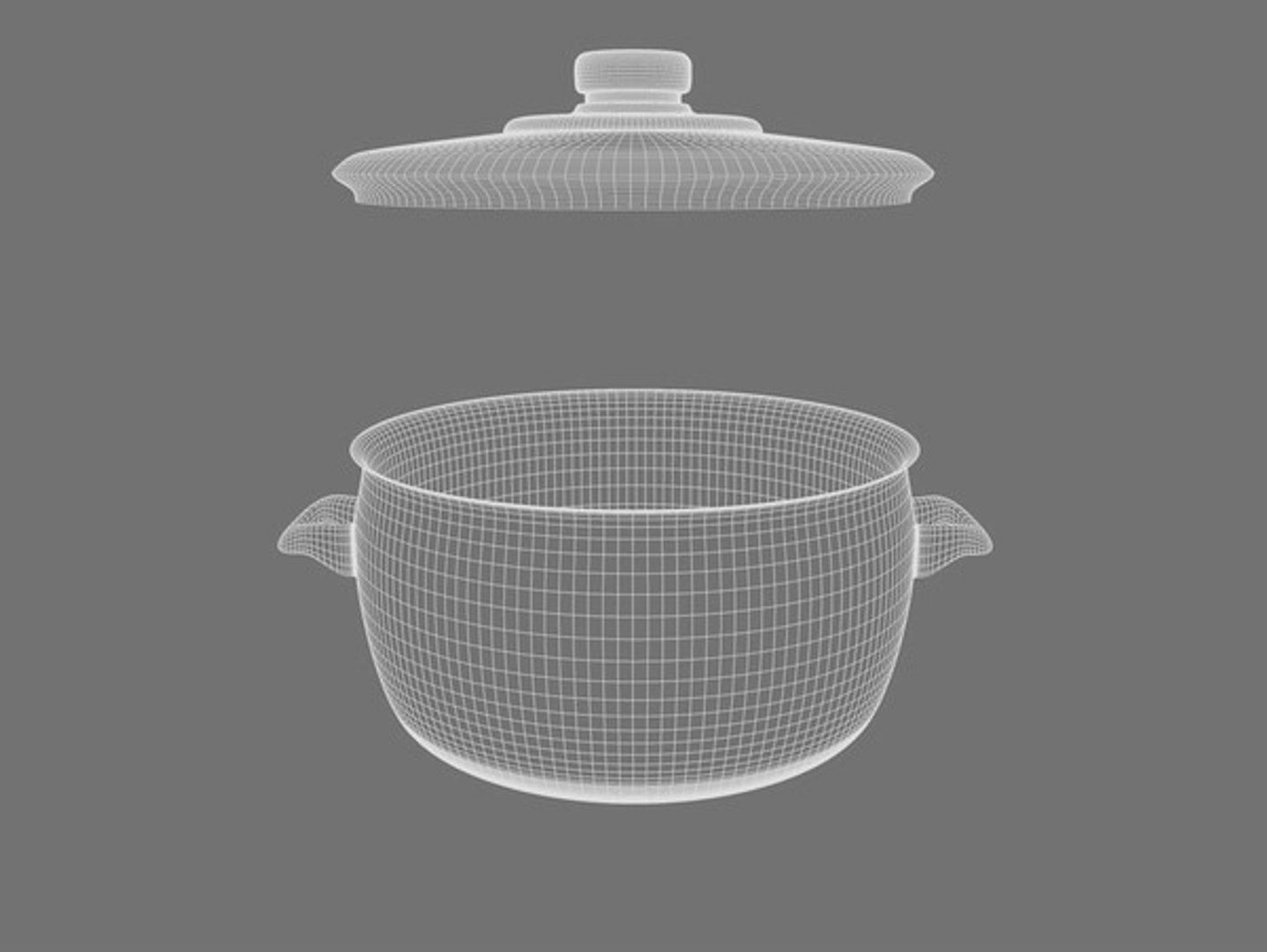 Kitchen Pot 3d Model